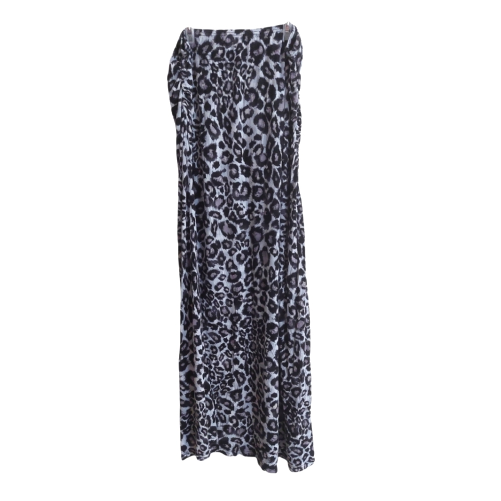 Size XL leopard print maxi skirt